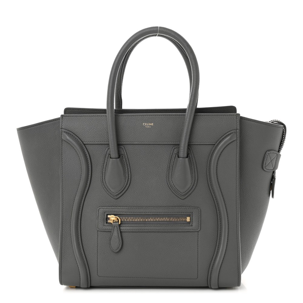 Baby Drummed Calfskin Micro Luggage Kohl Baby Drummed Calfskin Micro Luggage Kohl