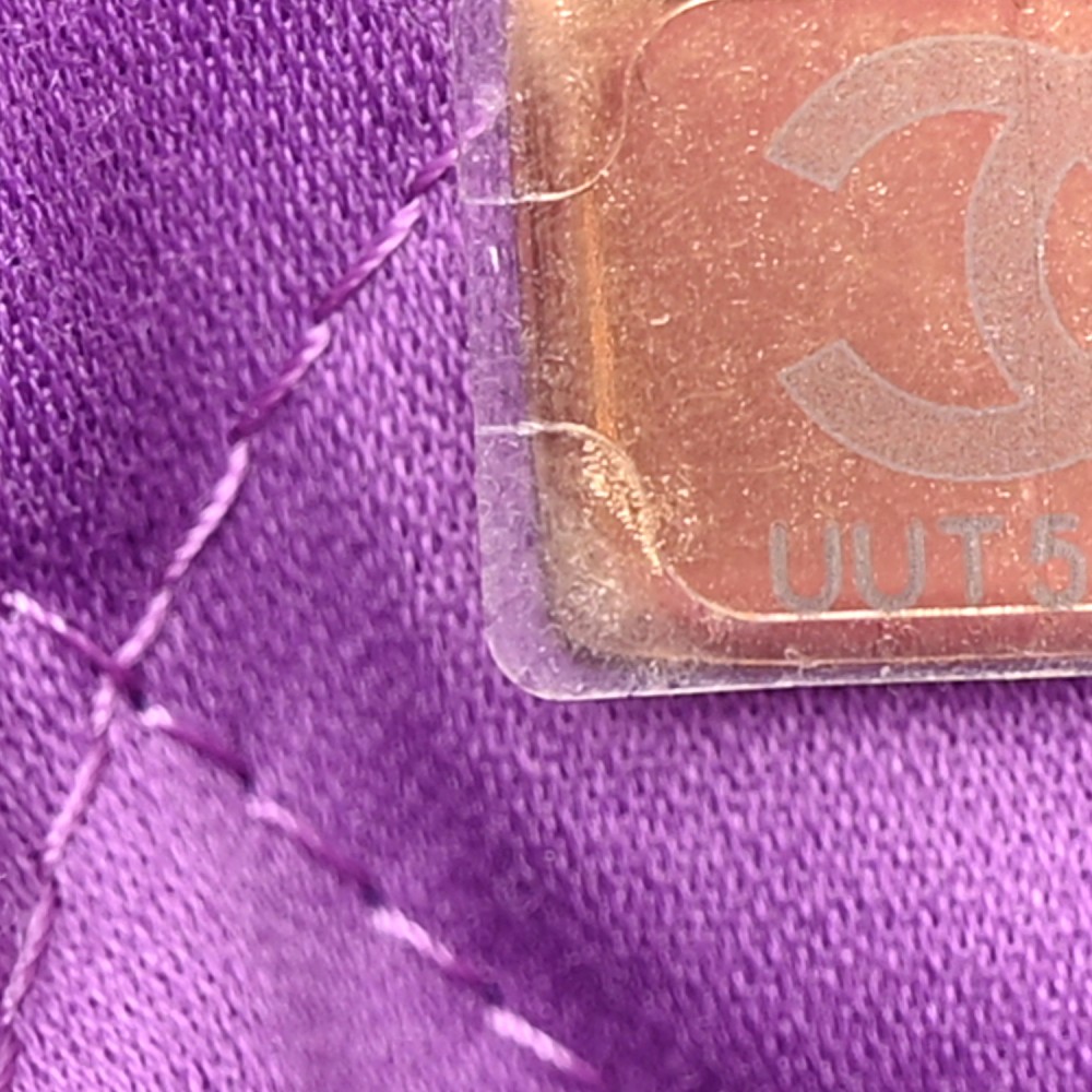 Shiny Calfskin Quilted Small Chanel 22 Purple Shiny Calfskin Quilted Small Chanel 22 Purple