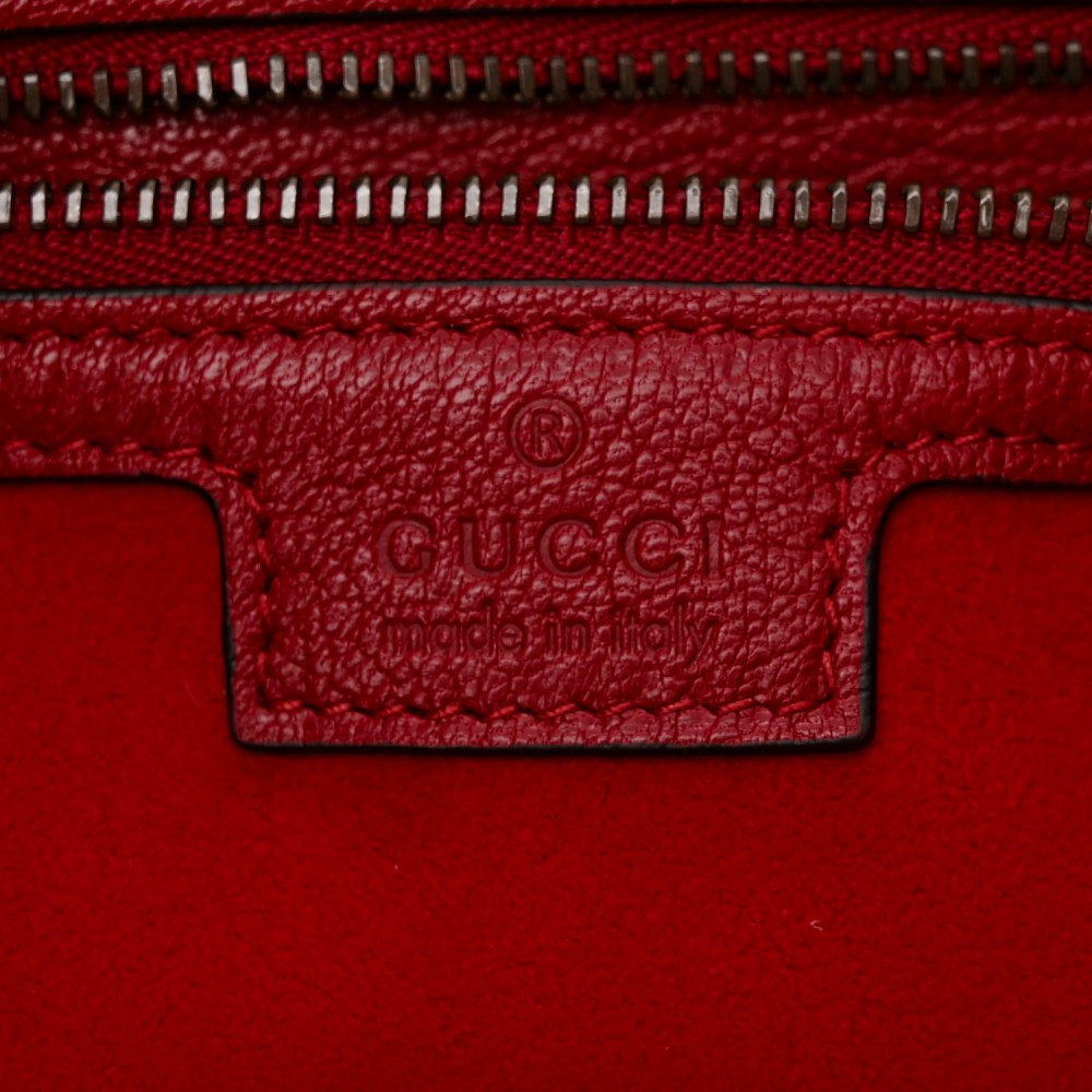 Goatskin Medium Aphrodite Shoulder Bag Hibiscus Red Goatskin Medium Aphrodite Shoulder Bag Hibiscus Red