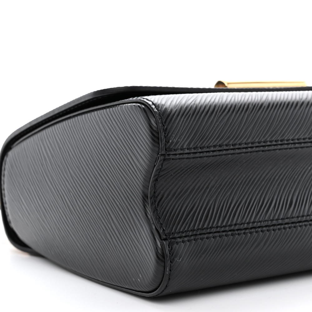 Epi Twist Top Handle Shoulder Bag MM Black Epi Twist Top Handle Shoulder Bag MM Black