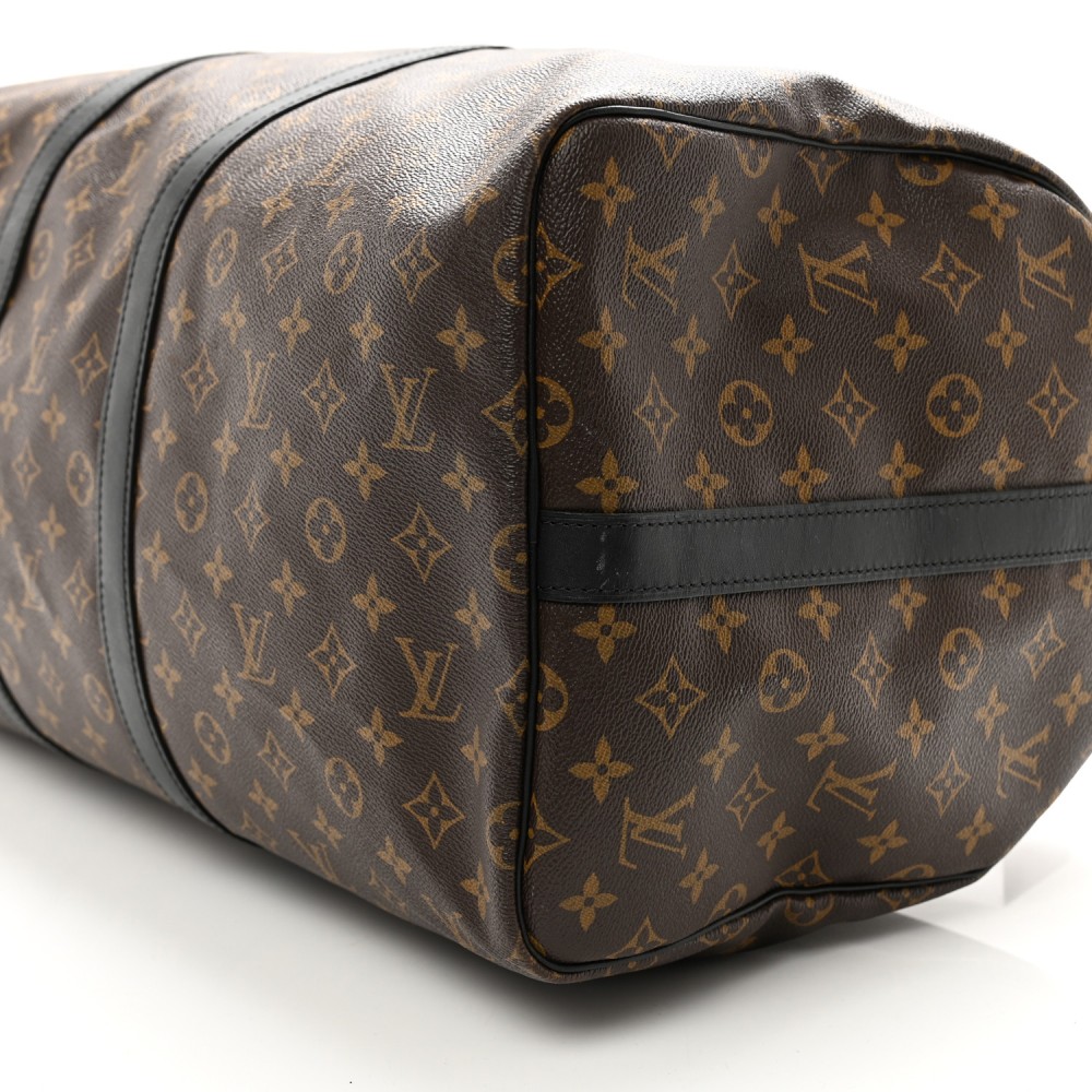 Monogram Macassar Keepall Bandouliere 55 Monogram Macassar Keepall Bandouliere 55