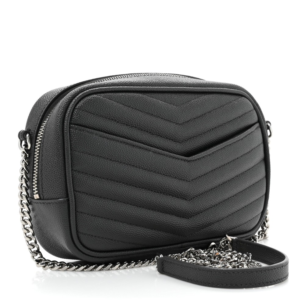 Grain De Poudre Matelasse Monogram Mini Lou Camera Bag Asphalt Grain De Poudre Matelasse Monogram Mini Lou Camera Bag Asphalt