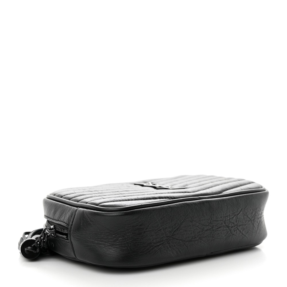Matelasse Monochrome Monogram Mini Lou Camera Bag Black Matelasse Monochrome Monogram Mini Lou Camera Bag Black