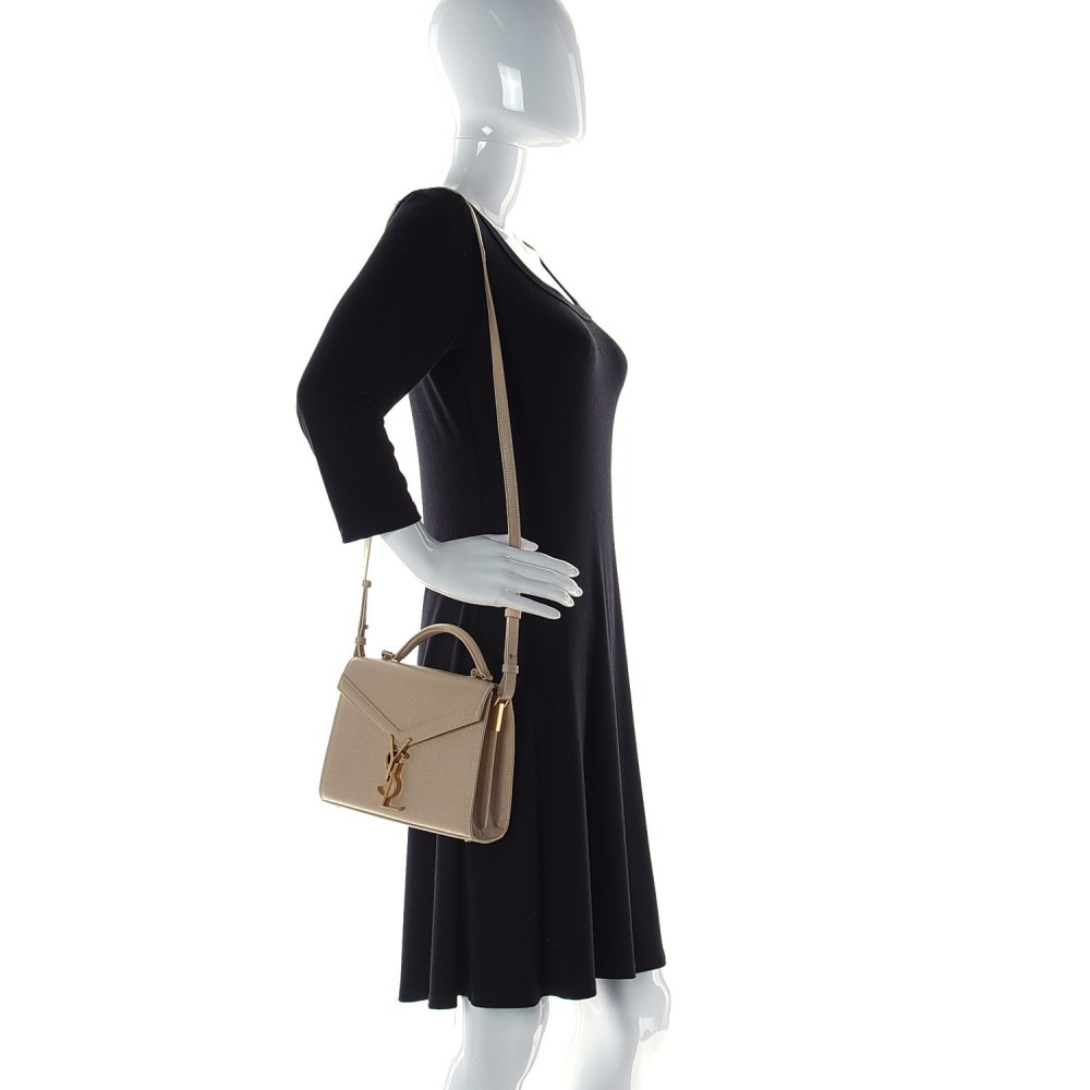 Grain de Poudre Mini Classic Monogram Cassandra Top Handle Beige Grain de Poudre Mini Classic Monogram Cassandra Top Handle Beige