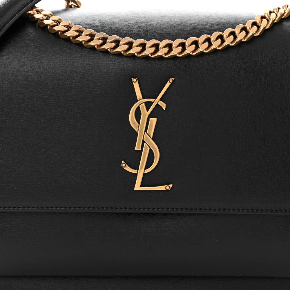 Calfskin Large Monogram Sunset Black Calfskin Large Monogram Sunset Black