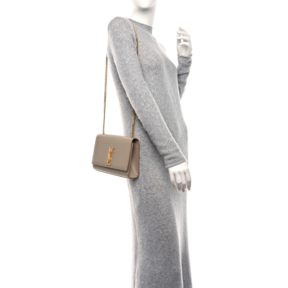 Grain De Poudre Medium Monogram Kate Satchel Dark Beige Grain De Poudre Medium Monogram Kate Satchel Dark Beige