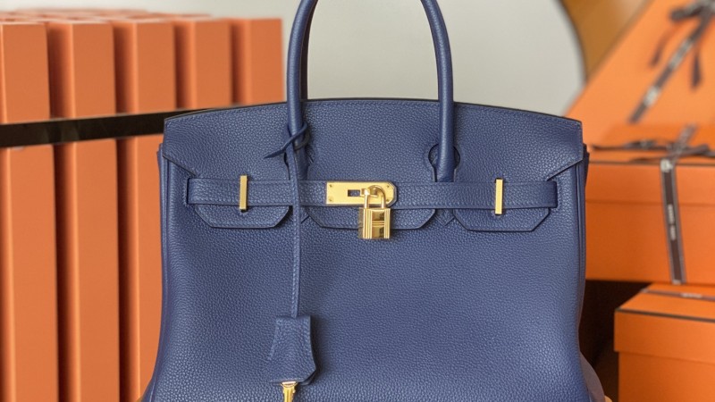 BIRKIN 30 DEEP BLUE TOGO H041701CK8A Details 2 BIRKIN 30 DEEP BLUE TOGO H041701CK8A Details 2