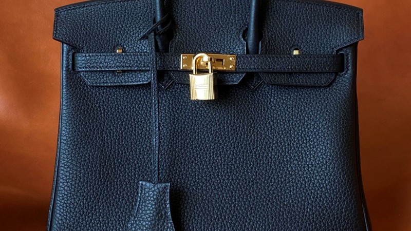 BIRKIN 25 BLACK TOGO H041344CK89 Details 2 BIRKIN 25 BLACK TOGO H041344CK89 Details 2